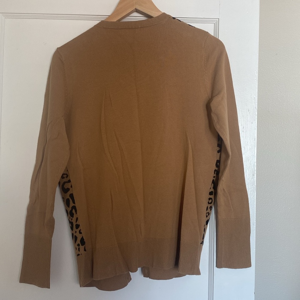 Cheetah Print Cardigan - Picture 4 of 4